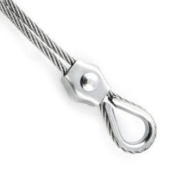 Câble d'acier galvanisé 3mm Strand 1x19