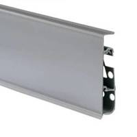 75mm PVC 2m Plinthe grise + 5 vis GRATUIT !