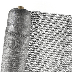 Filet d'ombrage 55% camouflage gris pour clôture 200cm + serre-câbles noirs gratuits