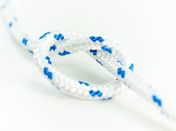 Cordage en polypropylène Cordage de voile tressé BLANC 6mm