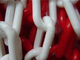 CHAINE EN PLASTIQUE 10mm - 12.5 Mètres