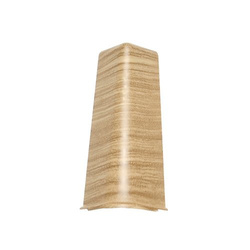 Angle extérieur pour plinthe PVC 75mm CLASSIC OAK