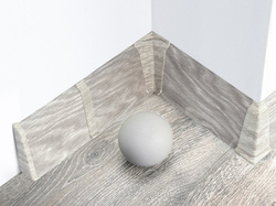 Plinthe de sol 70mm PVC 2m chêne BOULDER + 5 vis GRATUITES !