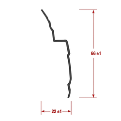 PVC Angle de protection 20x20mm ARGENT 2m 