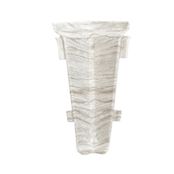 Angle intérieur pour plinthe PVC 70mm FRESCO