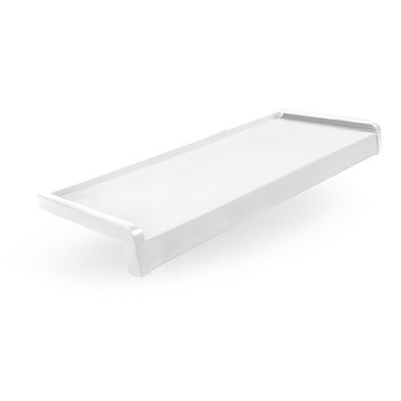 Appui de fenêtre extérieur en aluminium ALU Blanc RAL 9016 Largeur 20cm