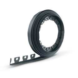 Bordure de jardin Flexible Rant 10m Hauteur 40mm GRAPHITE Set avec piquets